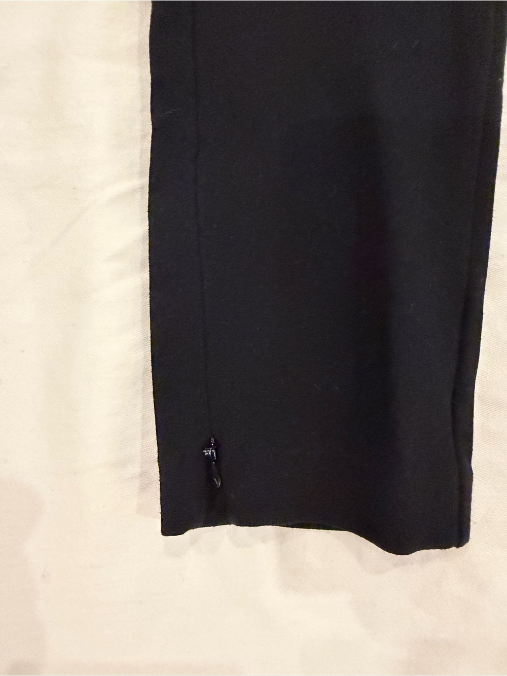 Toteme Black Slim Ankle Zip Ponte Pants - Picture 7 of 7